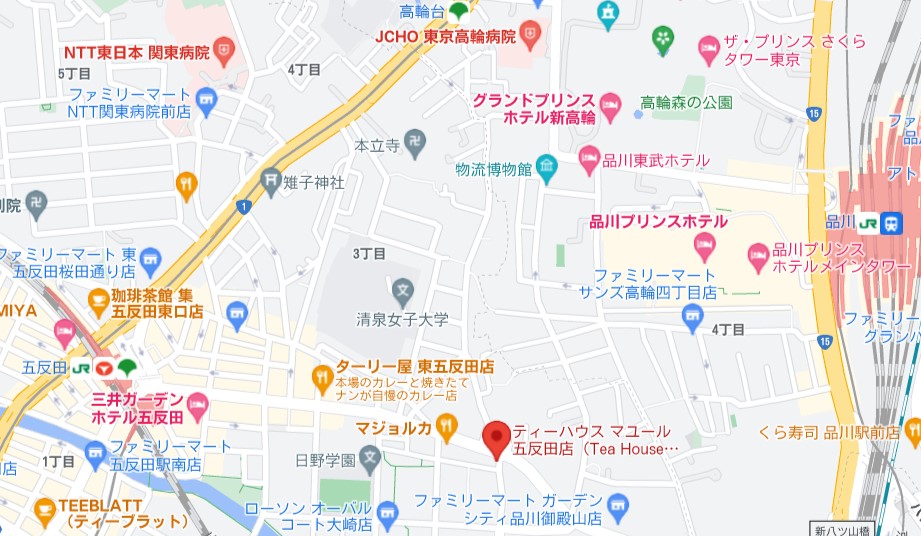 5位:Tea House Mayoor(マユール)五反田店/五反田
